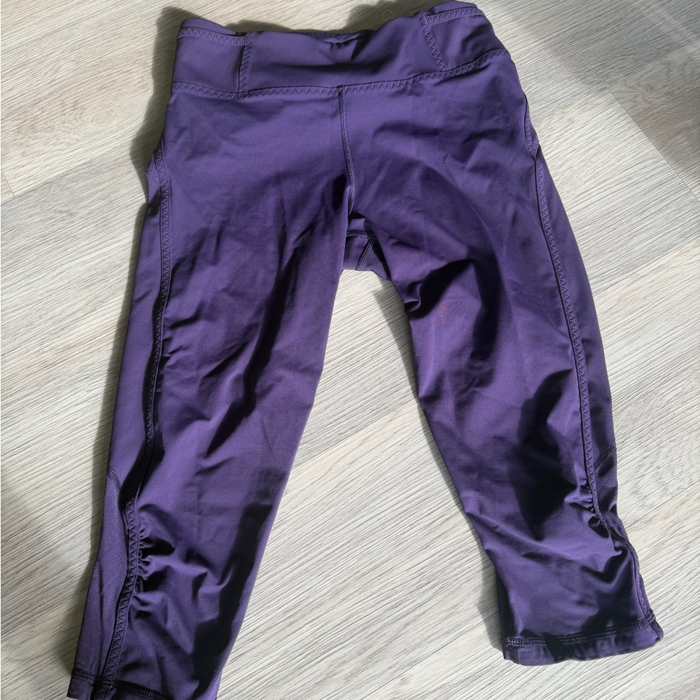 Lululemon Athletica Purple Capris Leggings